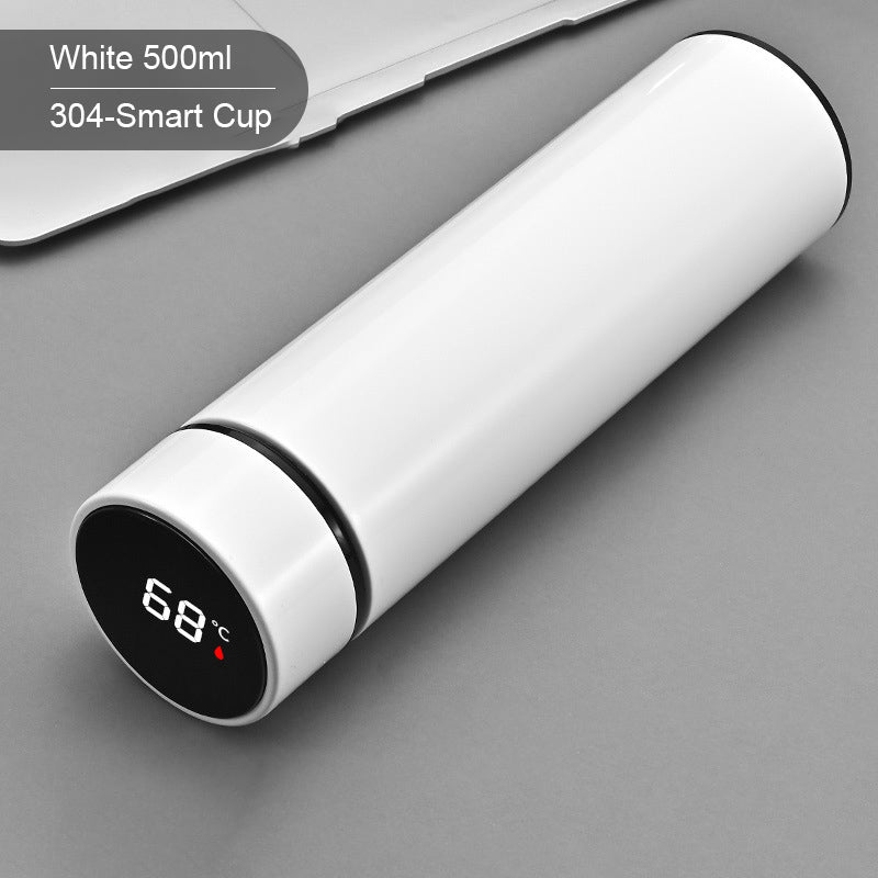 Smart Stainless Steel Vacuum Bottle With LED Temperature Display