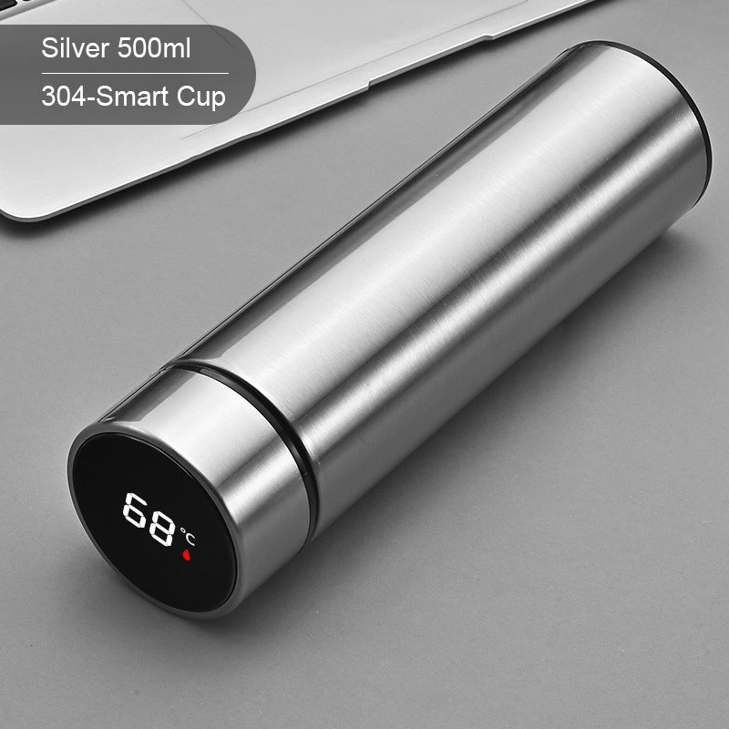 Smart Stainless Steel Vacuum Bottle With LED Temperature Display