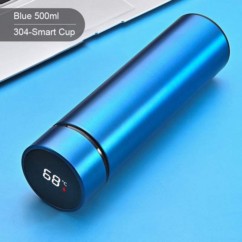 Smart Stainless Steel Vacuum Bottle With LED Temperature Display