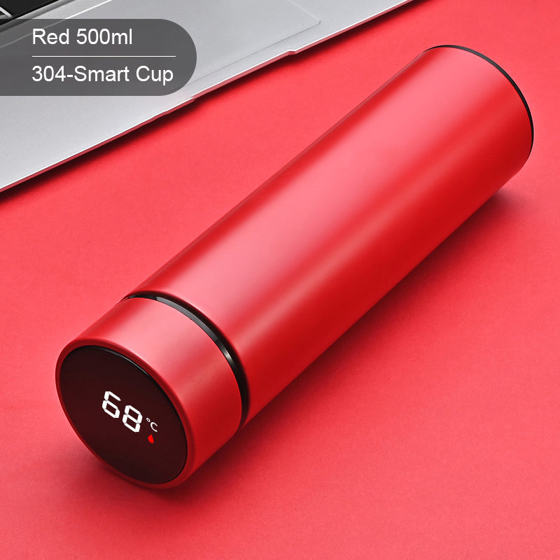 Smart Stainless Steel Vacuum Bottle With LED Temperature Display