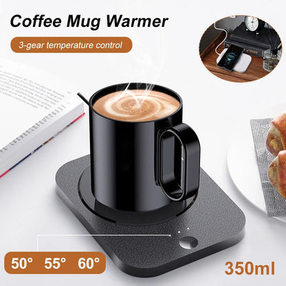 Smart Cup Warmer With Wireless Mobile Charging!